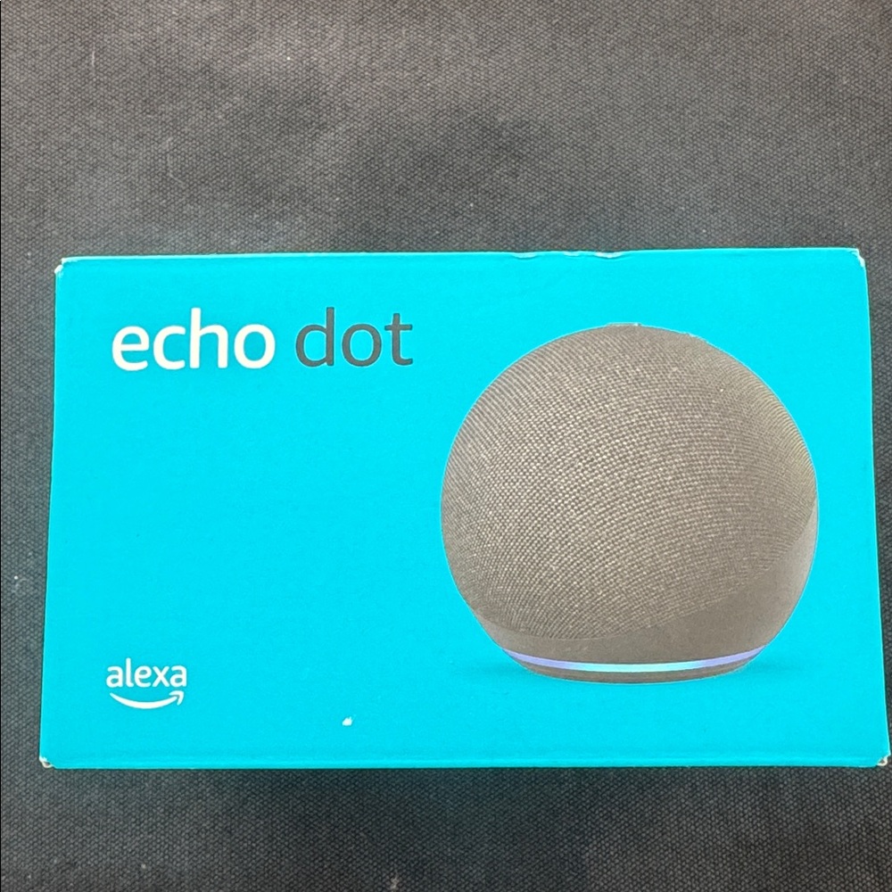 Echo Smart Speaker with Alexa - Black and Blue